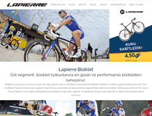 Tablet Screenshot of lapierrebisiklet.com